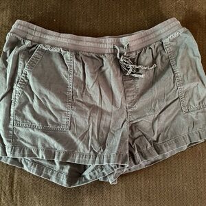 Casual Gray Women's Shorts